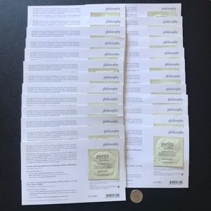 25 Philosophy Purity Moisturizer Samples